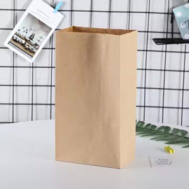 Sealable Kraft Paper Food Pouch for Snack Storage