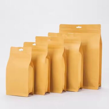 Kraft Paper Pouch for Coffee and Tea Packaging