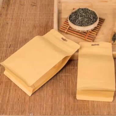 Kraft Paper Pouch for Coffee and Tea Packaging