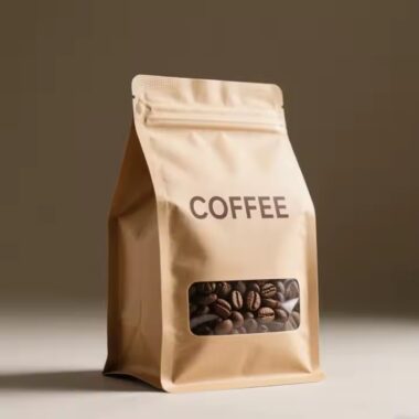 100% Recyclable Eco Coffee Packaging Paper Pouch