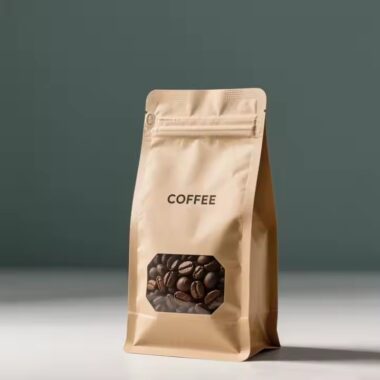 100% Recyclable Eco Coffee Packaging Paper Pouch
