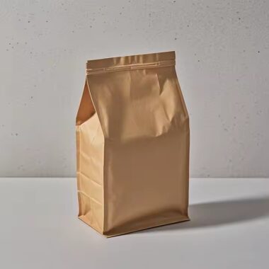 Food Grade Stand-Up Resealable Kraft Paper Pouch