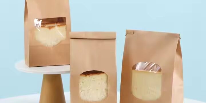 Stand-Up Kraft Paper Pouch for Toast and Bakery Use