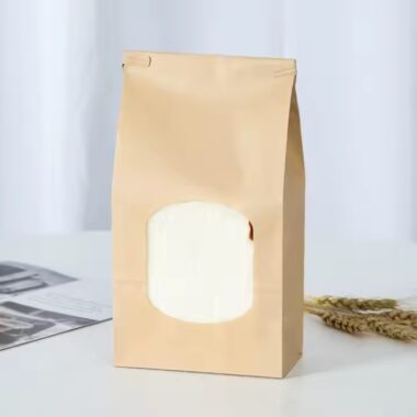 Stand-Up Kraft Paper Pouch for Toast and Bakery Use