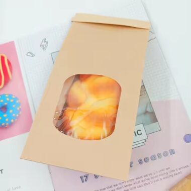 Stand-Up Kraft Paper Pouch for Toast and Bakery Use