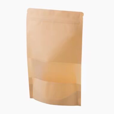 Custom Stand-Up Kraft Paper Pouch for Dry Food