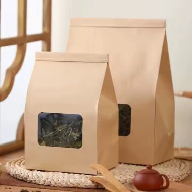 Eco-Friendly Kraft Paper Pouch for Tea, Coffee, and Snacks