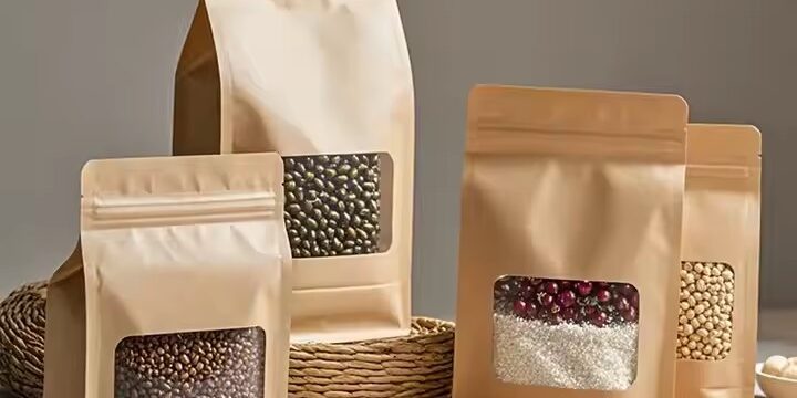 Eco-Friendly Kraft Paper Pouch for Tea, Coffee, and Snacks