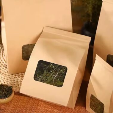 Eco-Friendly Kraft Paper Pouch for Tea, Coffee, and Snacks