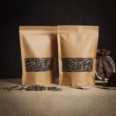 Eco-Friendly Kraft Paper Pouch for Tea, Coffee, and Snacks