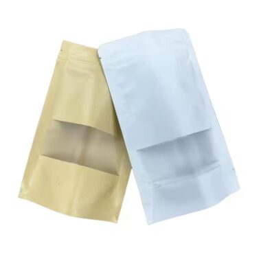 Custom Stand-Up Kraft Paper Pouch for Dry Food Packaging