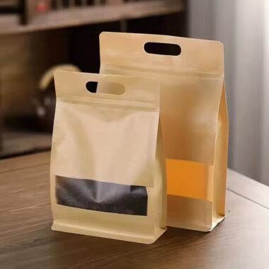 Custom Food Packaging Kraft Paper Pouch Manufacturer