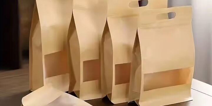 Custom Food Packaging Kraft Paper Pouch Manufacturer