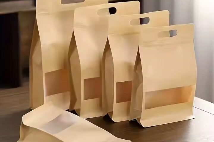 Custom Food Packaging Kraft Paper Pouch Manufacturer