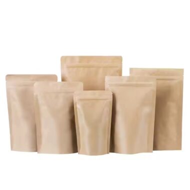 Custom Food Packaging Kraft Paper Pouch Manufacturer
