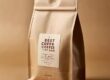 Custom Food Grade Kraft Coffee Paper Pouch with Zipper