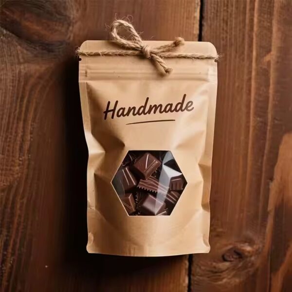 Custom Eco-Friendly Food Grade Paper Pouch Packaging