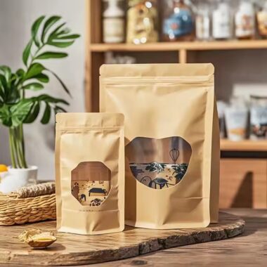Custom Eco-Friendly Food Grade Paper Pouch Packaging
