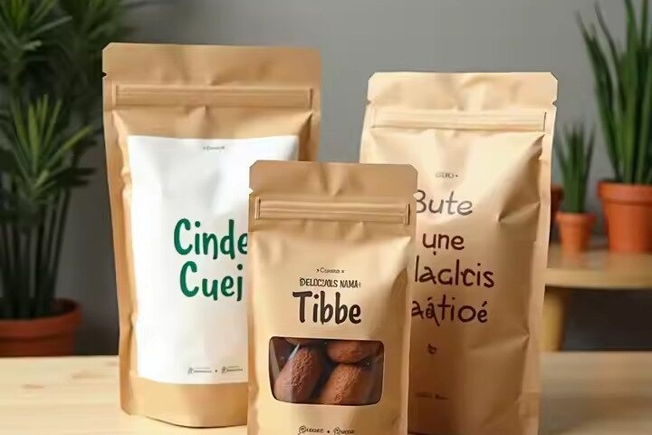 Custom Eco-Friendly Food Grade Paper Pouch Packaging