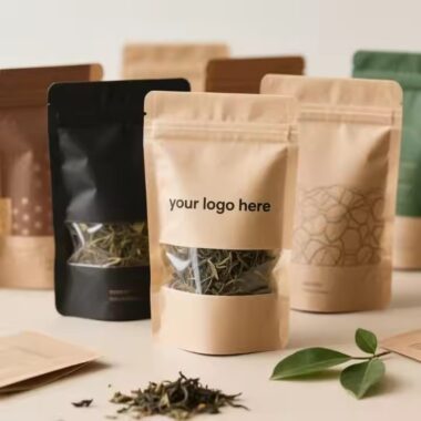 Custom Eco-Friendly Food Grade Paper Pouch Packaging