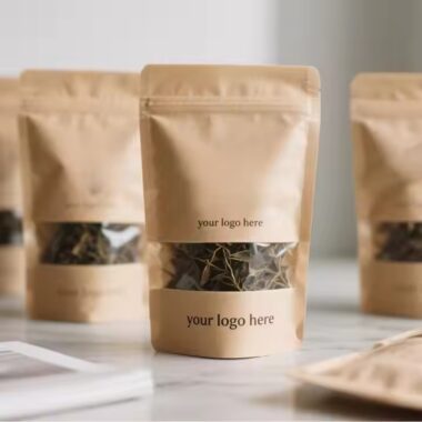 Custom Eco-Friendly Food Grade Paper Pouch Packaging