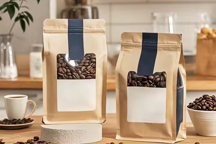 Custom Eco-Friendly Food Grade Paper Pouch Packaging