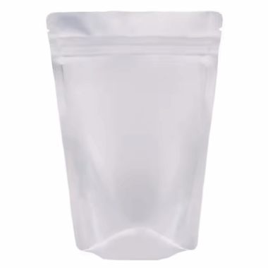 White Kraft Paper Stand-Up Pouch 