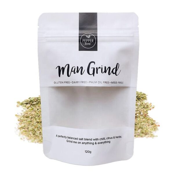 Spice Packaging Pouch with Window