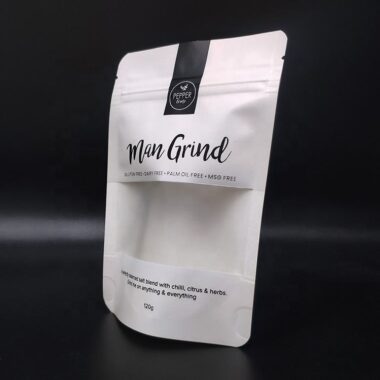 Spice Packaging Pouch with Window