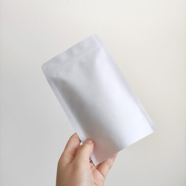 Coated Ziplock Kraft Paper Stand-Up Pouch