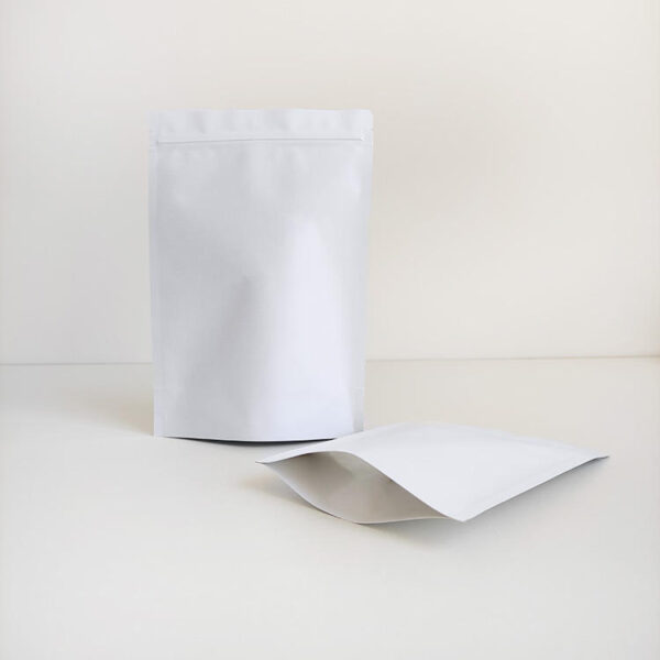 Coated Ziplock Kraft Paper Stand-Up Pouch