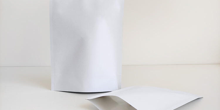 Coated Ziplock Kraft Paper Stand-Up Pouch