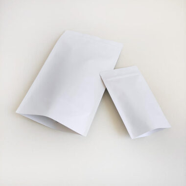 Coated Ziplock Kraft Paper Stand-Up Pouch