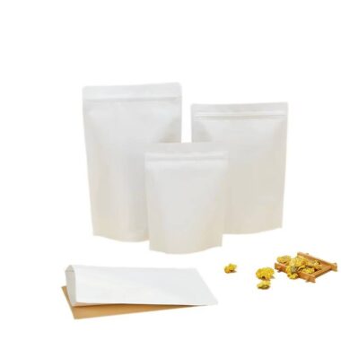 Coffee Kraft Paper Zipper Bag