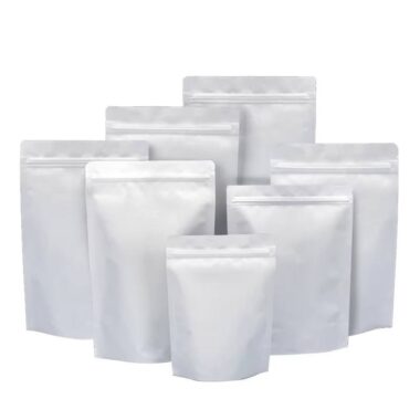 Coffee Kraft Paper Zipper Bag