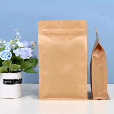 Biodegradable premium kraft paper pouch for food packaging