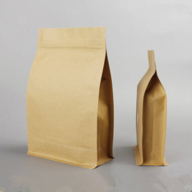Biodegradable premium kraft paper pouch for food packaging