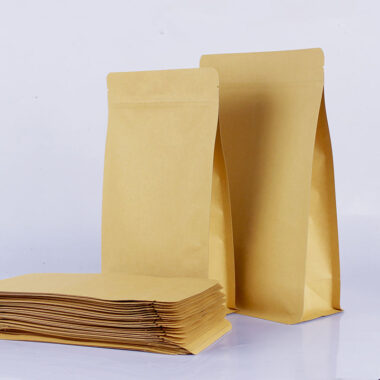 Biodegradable premium kraft paper pouch for food packaging