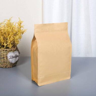 Biodegradable premium kraft paper pouch for food packaging