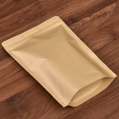 Kraft paper snack pouch for leisure food packaging
