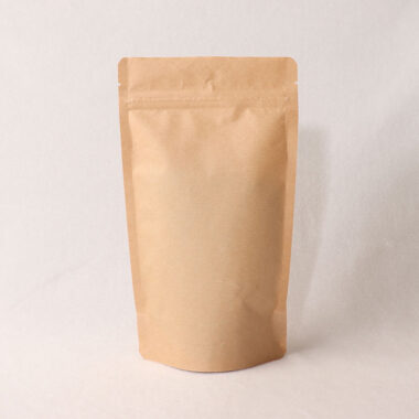 High-quality kraft paper pouch with strong resealable zipper